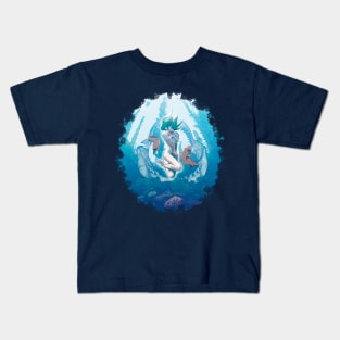 Underwater undine spirit Kids T-Shirt